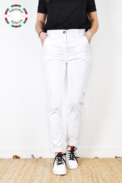 Pantalon LEDA blanc